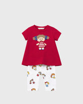 Conjunto Leggins Estampado Muñeca Rojo Mayoral