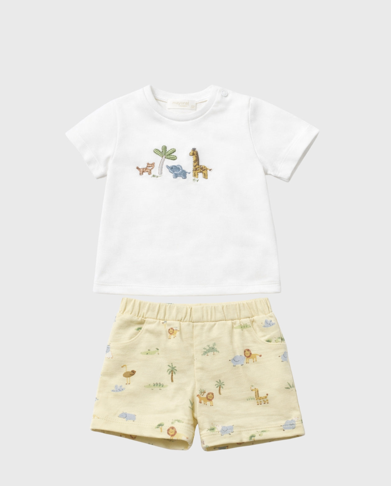 Conjunto Bermuda Safari Blanco Mayoral