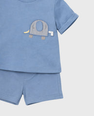 Conjunto Bermuda Elefante Azul Mayoral detalle