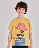 Conjunto Bermuda Pirata Amarillo Boboli