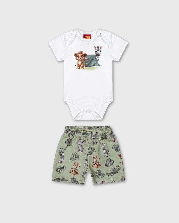 Conjunto Bebé Niño Body Carpa Sarafi Kyly