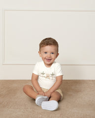 Conjunto Body Estampado Oso Beige Milon Modelo