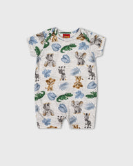 Mameluco Estampado Animales Cute Kyly Gris