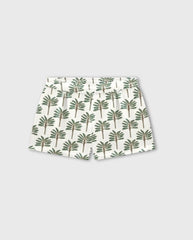 Conjunto Niña Short Palmas Verde Milon Estilo
