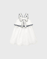 Vestido Maxi Moño Blanco Milon