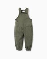 overol Bolsillo Dril Verde Zippy