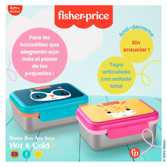 Lonchera En Acero Inoxidable Fisher Price® Bocadillos