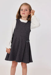 Vestido Cuadros Azul Oscuro Boboli