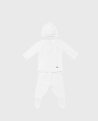 Primer Día Hilo Algodón Bordado Puntos Blanco