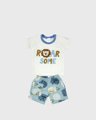 Conjunto Bermuda Bordado León