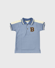 Polo Bordado Azul Cielo