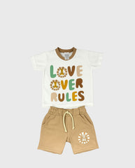 Conjunto Bermuda Estampado León