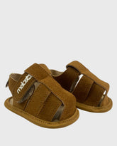 Sandalia Gamuza Café par