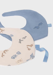 Set 2 Baberos Estampado Azul Mayoral Estilo