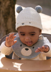 Set Gorro y Medias Oso Interactivo Beige Mayoral Modelo