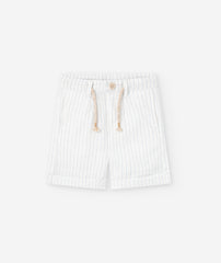 Bermuda Líneas Detalle Verde Beige Losan