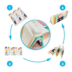 Tapete De Gateo Plegable Estampado Orden