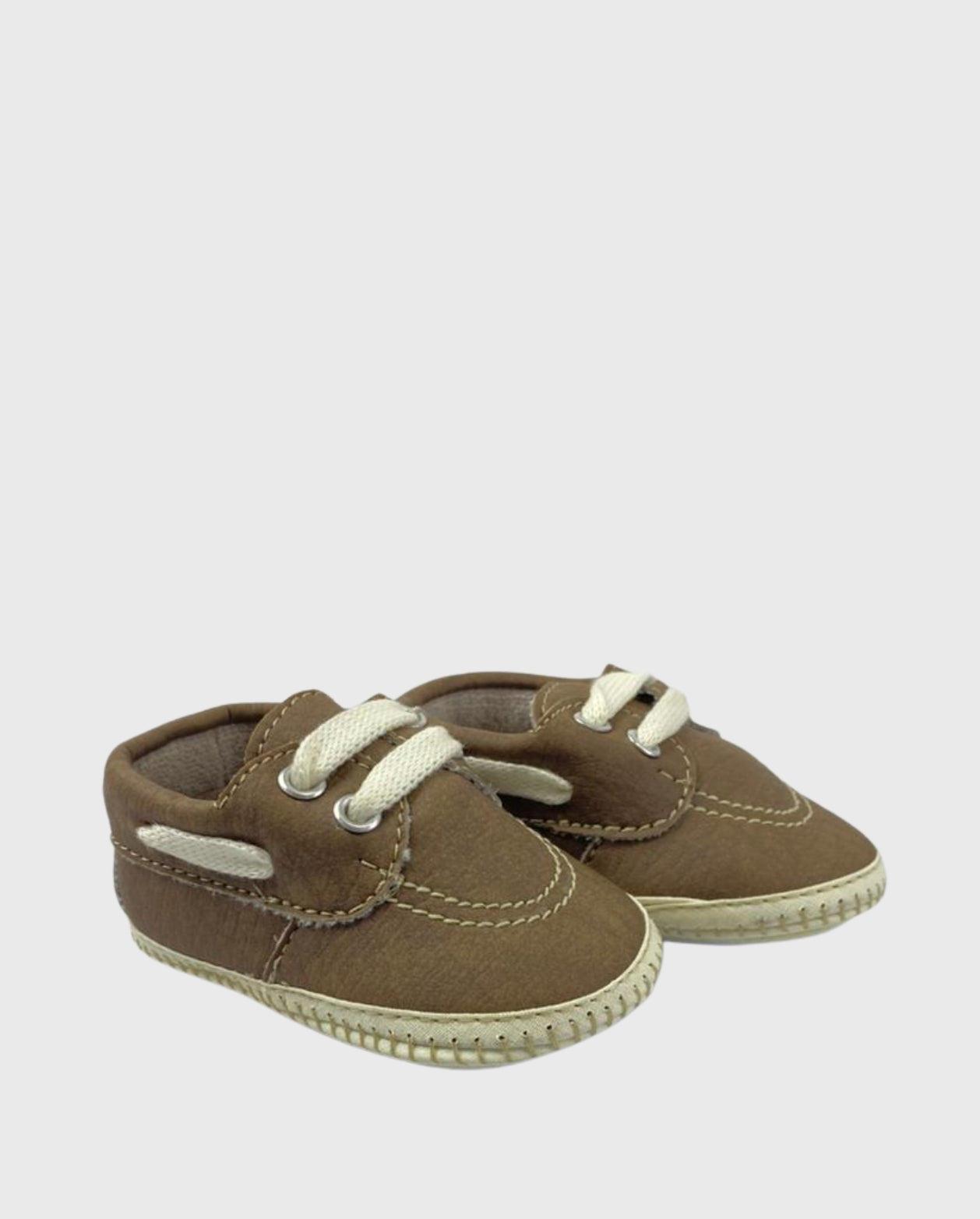 Zapatos Bebé Cordones Café par