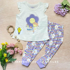 Pijama Pantalón Hello Flores