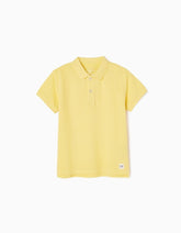 Polo Manga Corta Amarillo