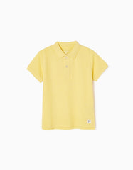 Polo Manga Corta Amarillo