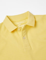 Polo Manga Corta Amarillo