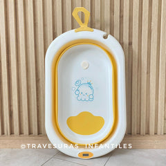 Bañera Plegable Con Termómetro Pulpo Forma