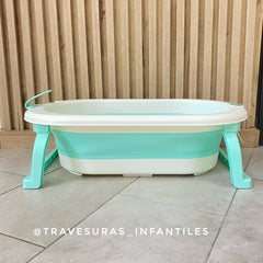 Bañera Plegable Con Termómetro Pulpo Aqua