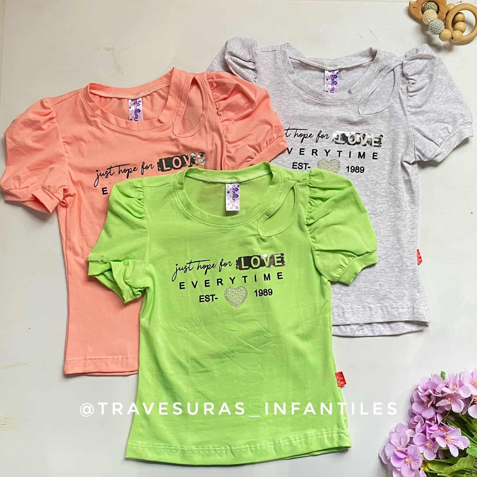 Blusa Everyting Corazón Color Surtido