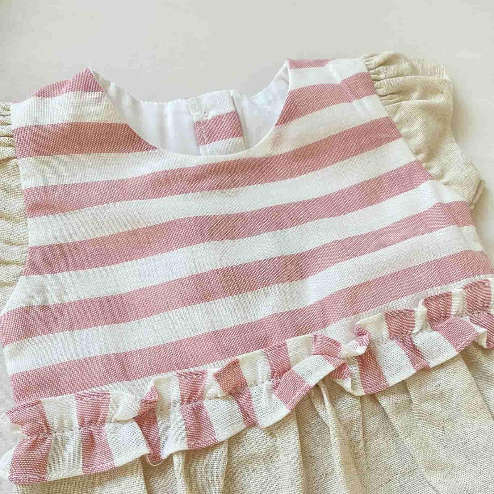 travesuras-infantiles-Body-Combinado-rayas-Beige-detalle