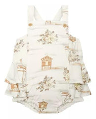 Body Estampado Flores Milon blanco