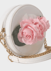 Bolso Aplique Flores Rosa Abel & Lula Detalles