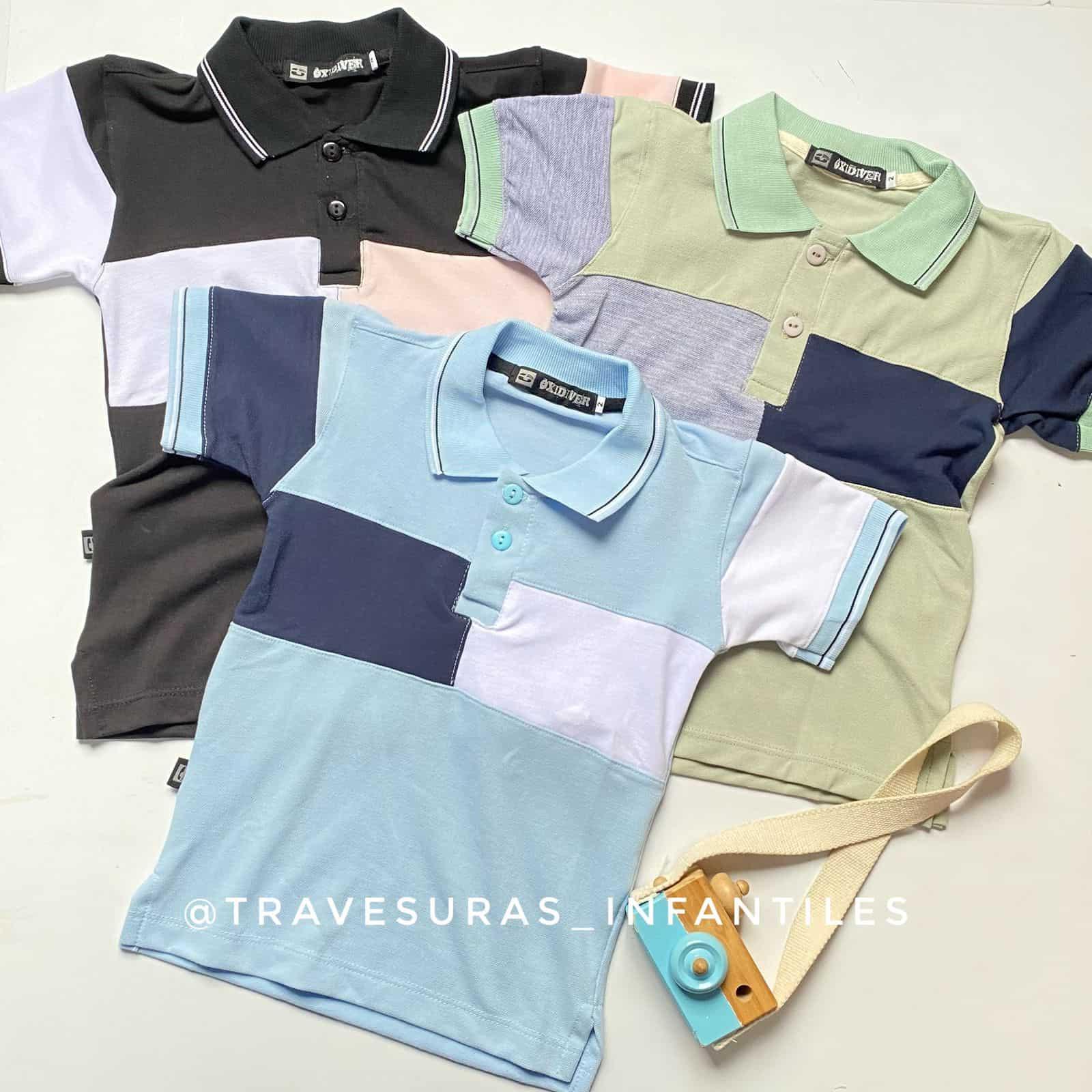 Polo Combinado Color Surtido