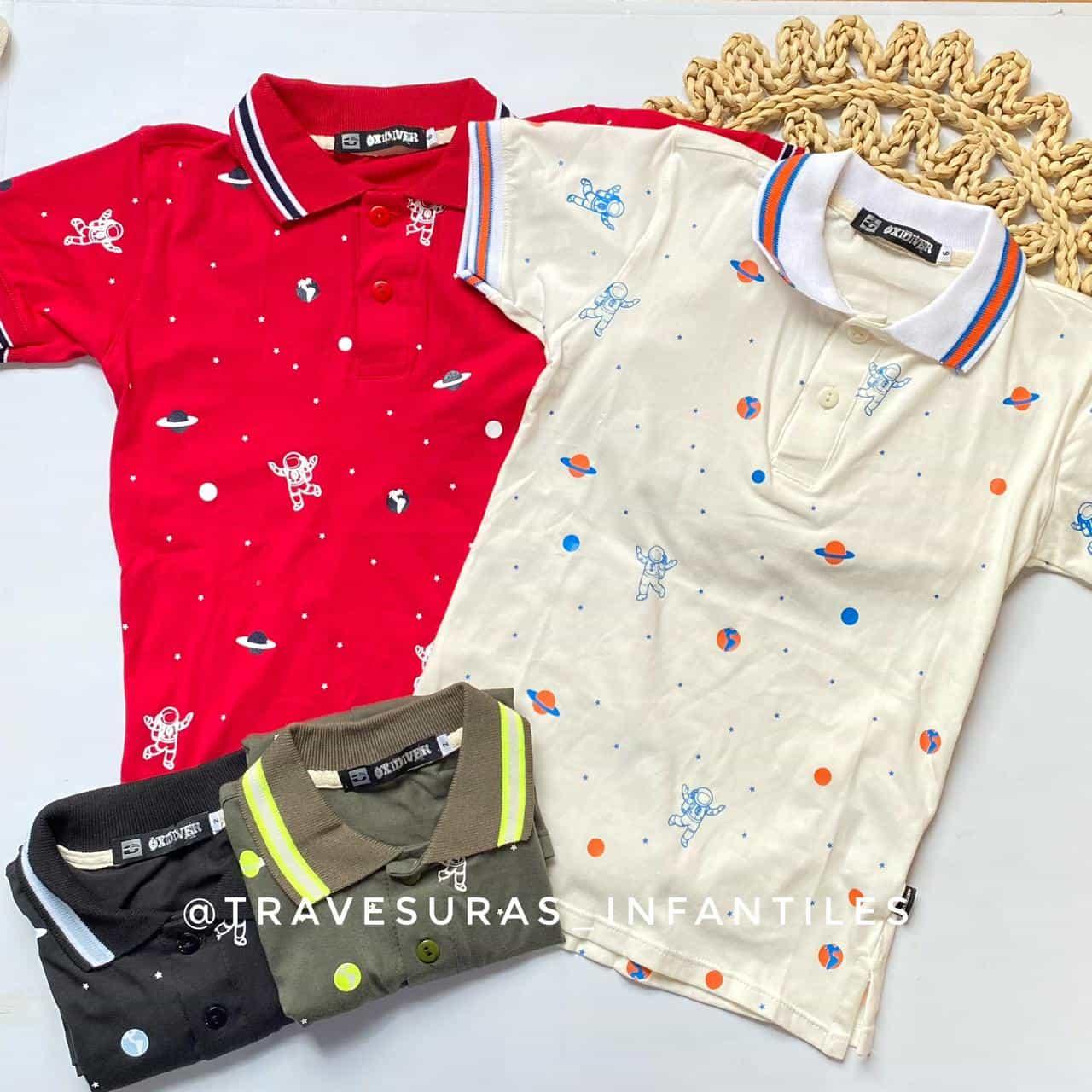 Polo Planetas Color Surtido