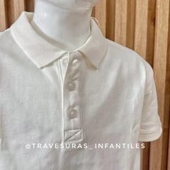 Polo Básica Blanco Zippy®