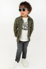 Conjunto Niño Camiseta, Chaqueta Y Jean Skate | Travesuras