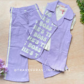 Conjunto para Niña Chaleco y Pantalón Boss
