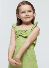 Enterizo Lino Moño Verde Mayoral