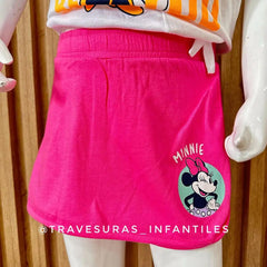 Falda Short Minni Fucsia