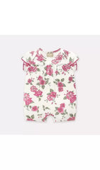 Romper Estampado Flores Milon blanco