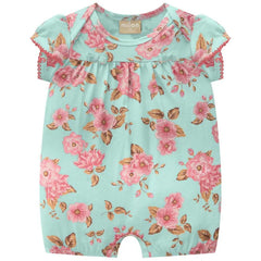 Romper Estampado Flores Milon verde