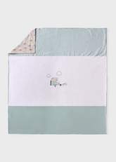 Manta Estampada Elefante Cuadros Mayoral