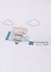 Manta Estampada Elefante Cuadros Mayoral Detalles