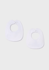 Set 2 Piezas Baberos Perrito Bordado Broche Mayoral