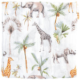 Muselina Bambú 120 x 120 África Blanco