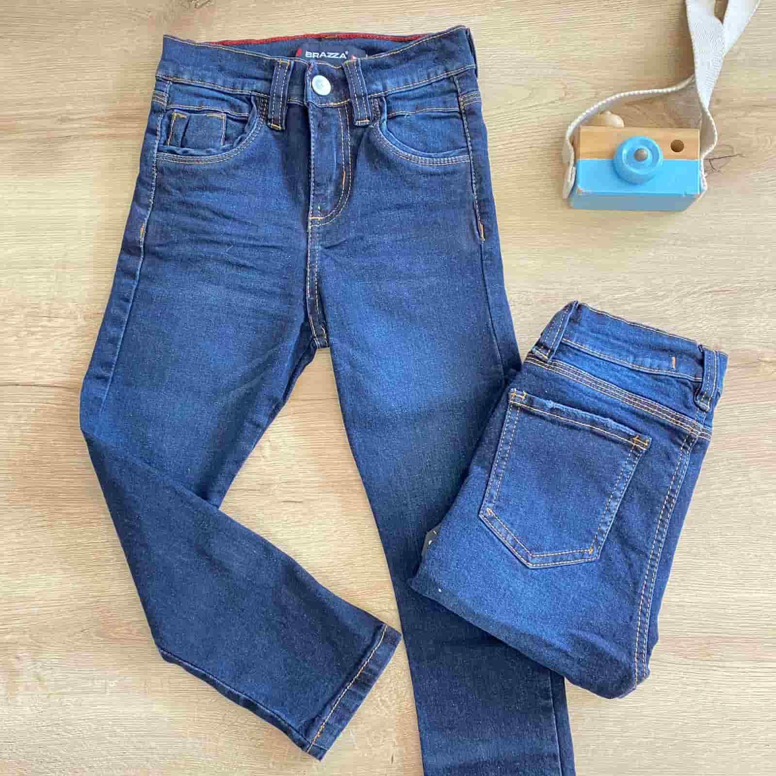 Pantalón Denim Clásico Oscuro