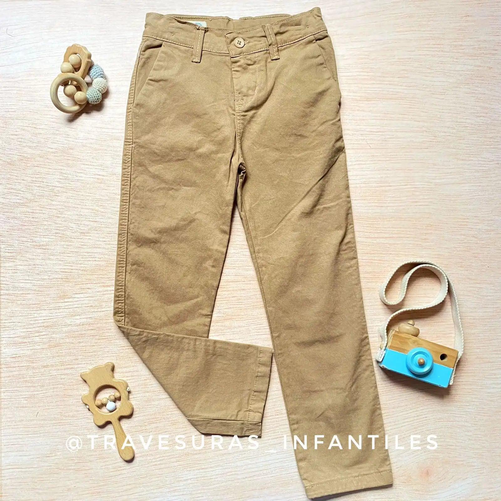 Pantalón Clasico Dril Café