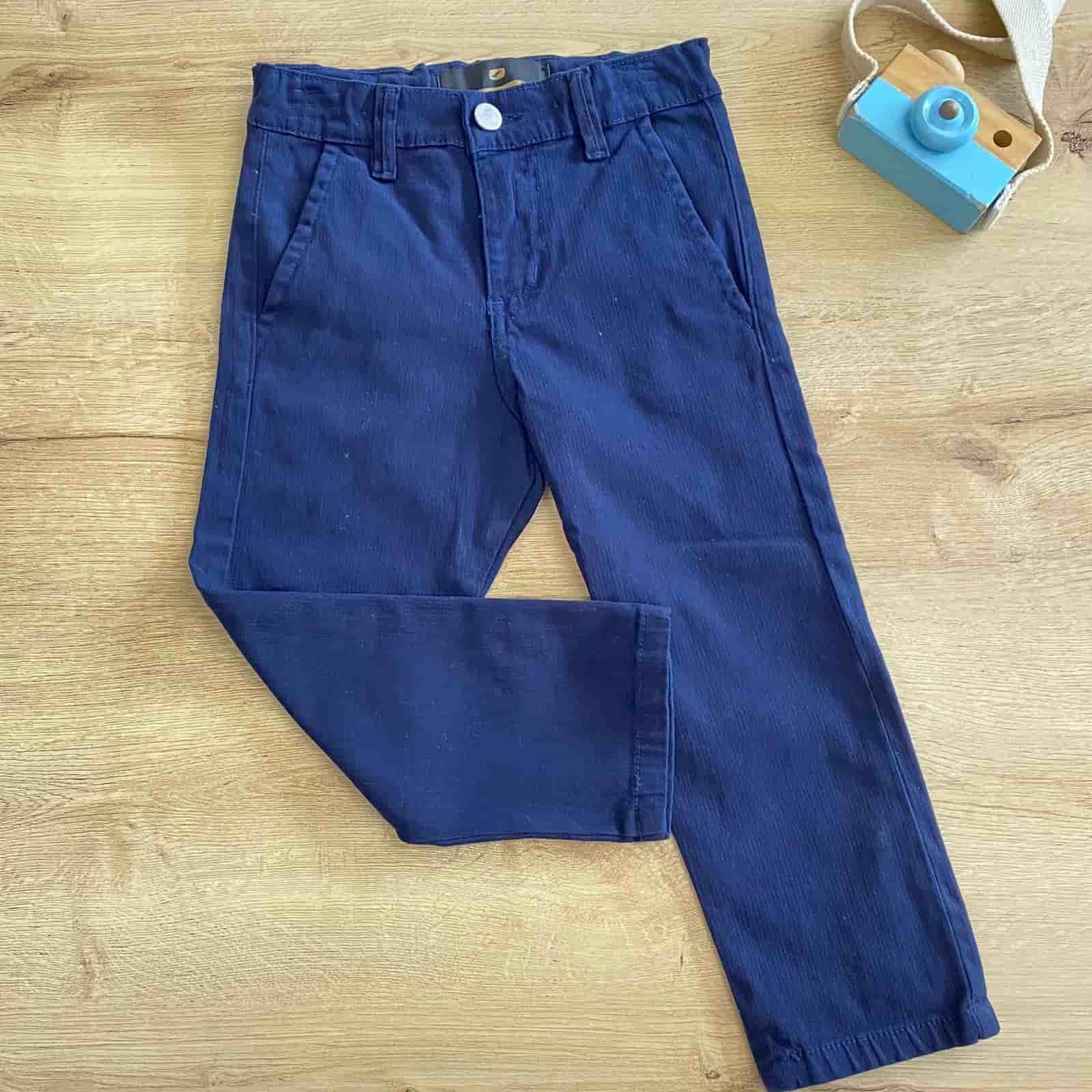 Pantalón Dril Clásico Azul