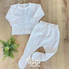 Primer Día Tricot Gatico Blanco