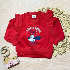 Saco Estampado Minnie Rojo